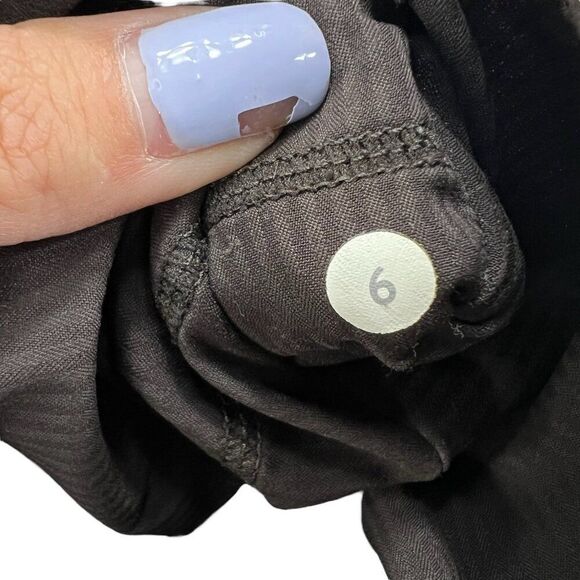 Lululemon Original Vintage Dance Studio Crops Dark Brown Size 6 - Picture 4 of 7